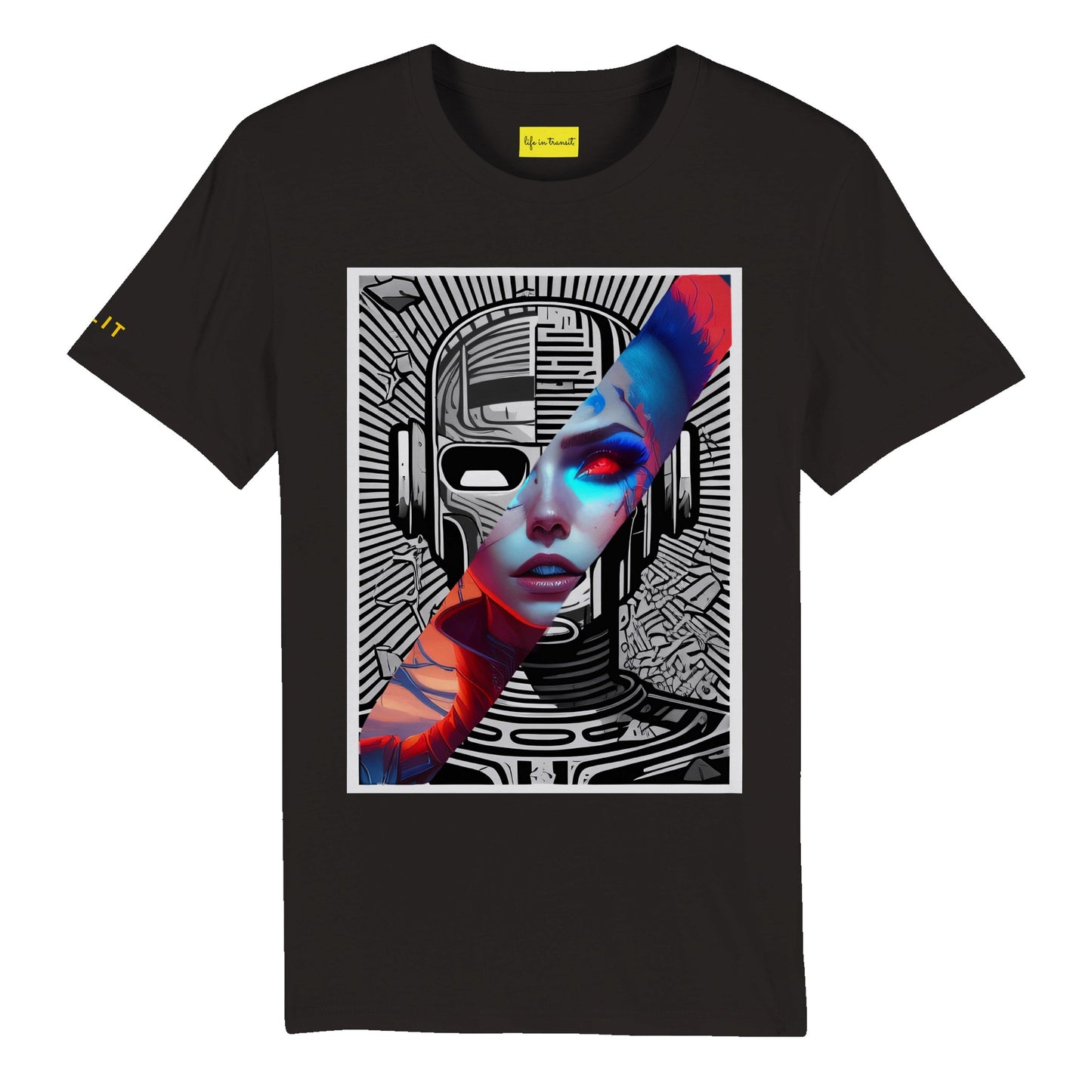 Robot Girl Lauren Organic Unisex Crewneck T-shirt