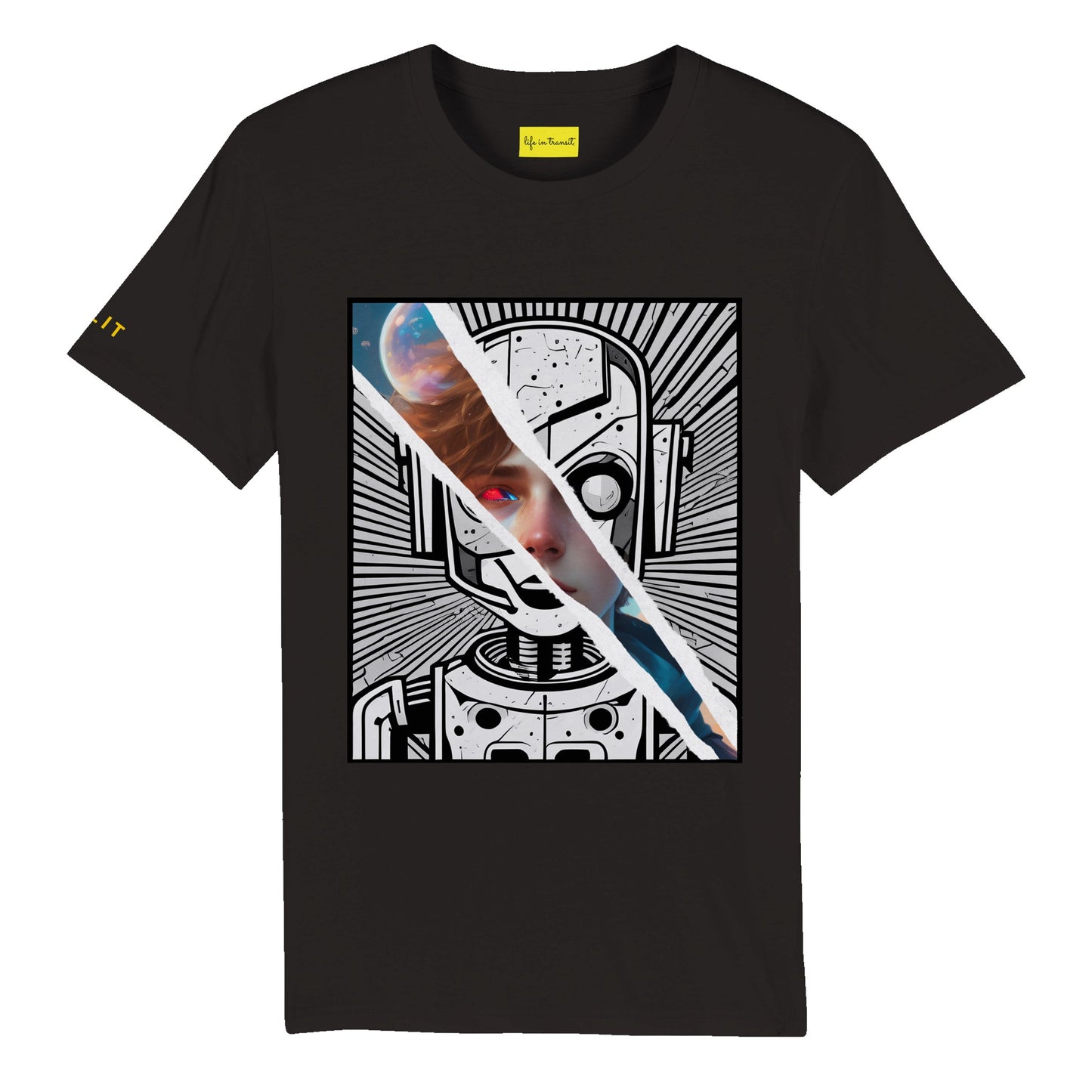 Robot Boy Noah Organic Unisex Crewneck T-shirt